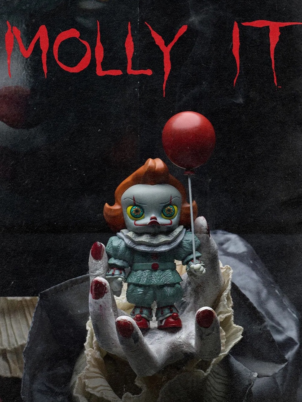 MOLLY x IT | Pennywise Mini figure |AUTHENTIC POPMART | Brand New